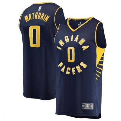 Fanatics koszulka koszykarska Replica Jersey NBA Icon Edition Indiana Pacers Bennedict Mathurin navy